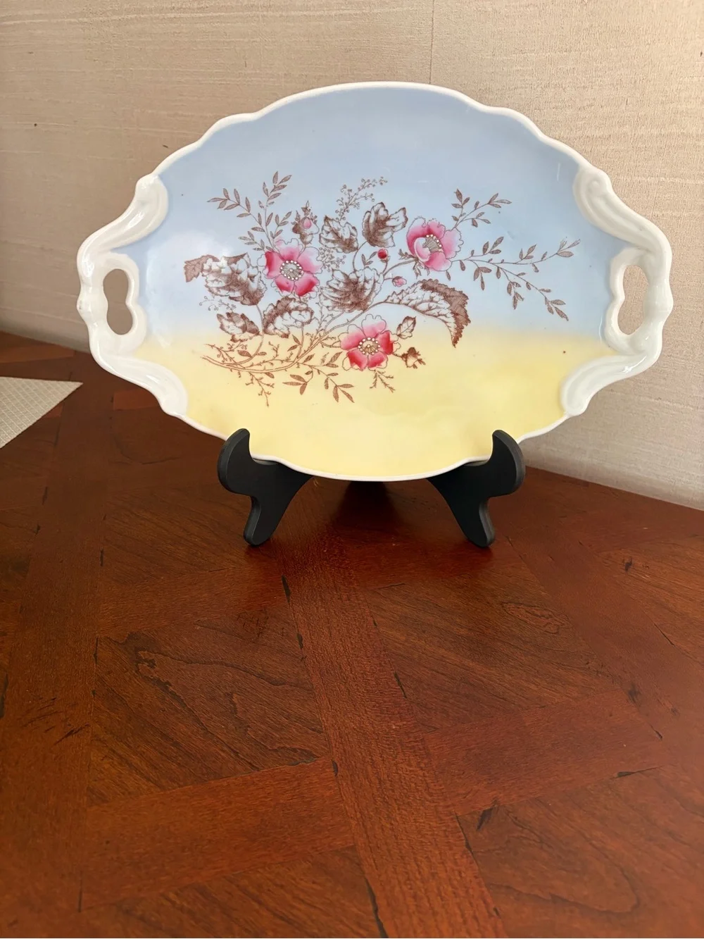 19th Century German Victorian Gotha Thuringia Style Porcelain Transferware